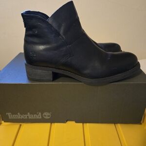 Timberland Women's Black Leather Boots